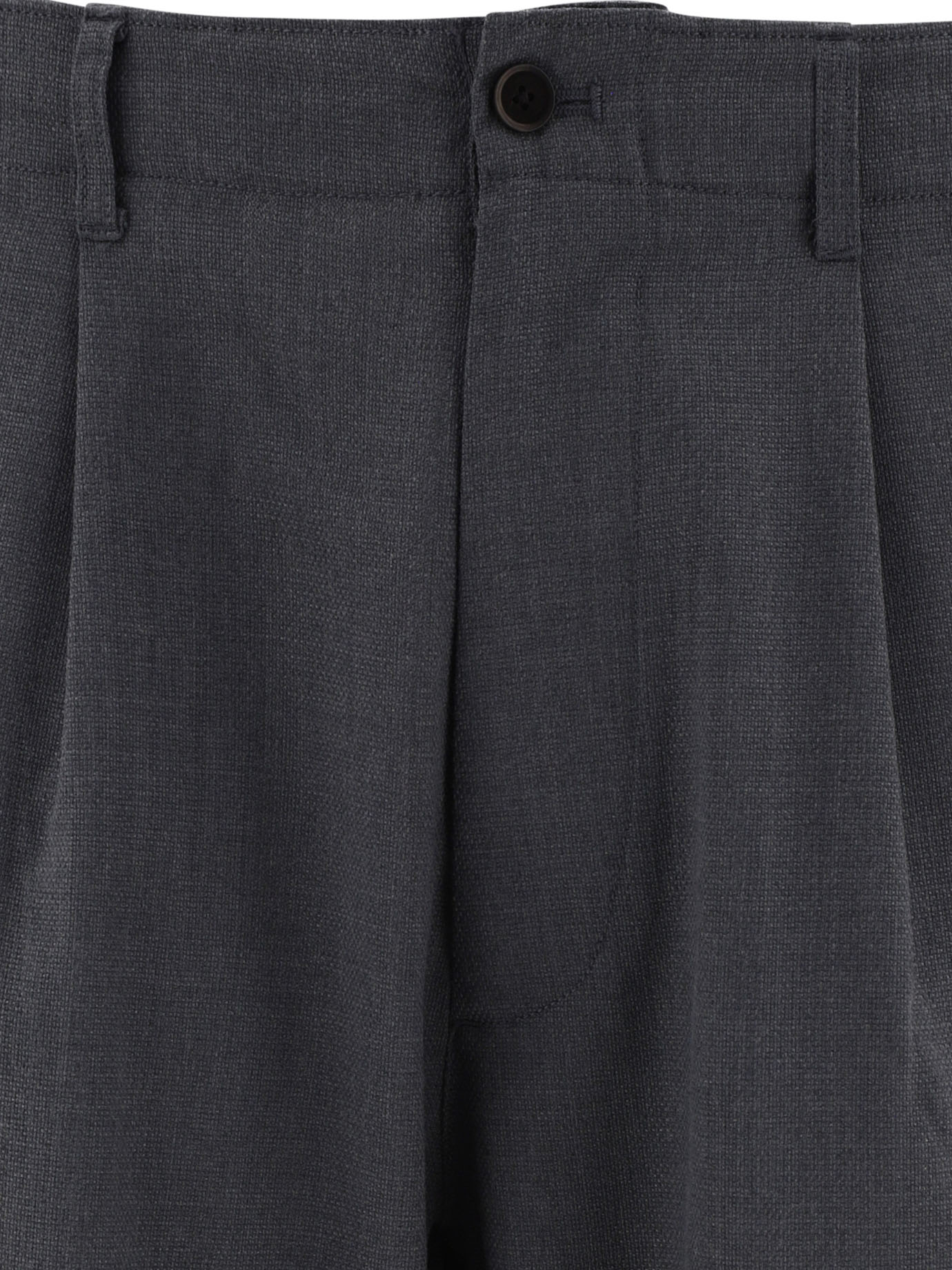 NANAMICA Grey Pleated trousers